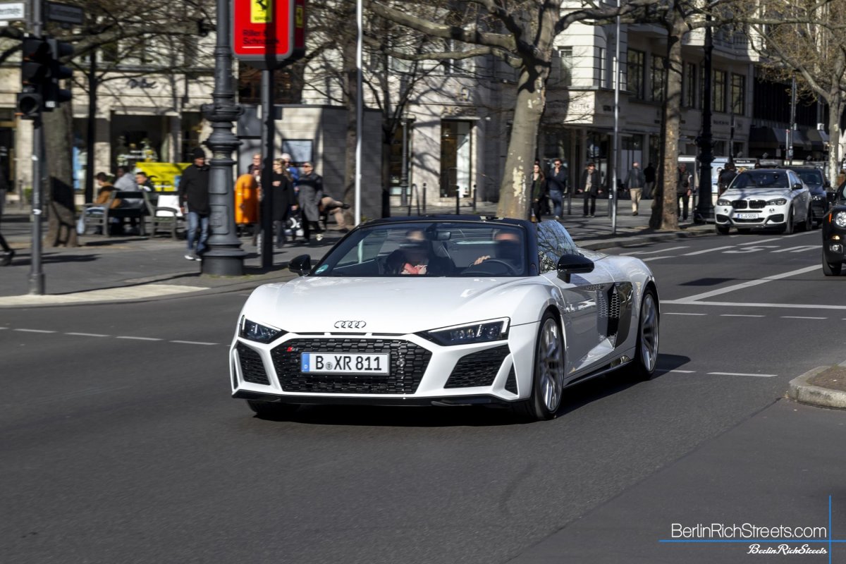 Audi R8 V10 Spyder (2019) spotted in Berlin — BerlinRichStreets